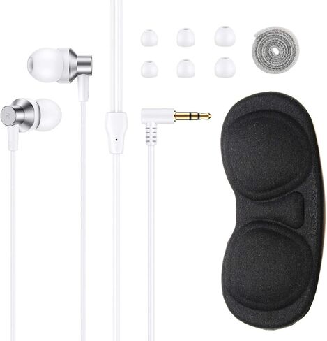 NexiGo VR Lens Protect Cover and Gaming Earphones, Washable and Anti-Scratch Lens Protector, 3D Surrounding Sound Earphones with Custom-Length Short Cable, Designed for Oculus Quest 2 in Kuwait