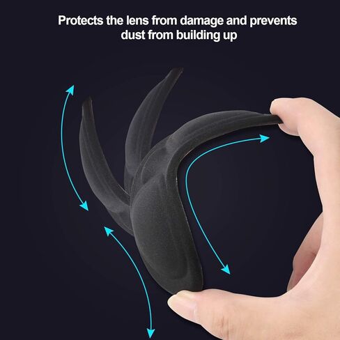 NexiGo VR Lens Protect Cover and Gaming Earphones, Washable and Anti-Scratch Lens Protector, 3D Surrounding Sound Earphones with Custom-Length Short Cable, Designed for Oculus Quest 2 in Kuwait