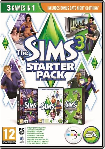 The Sims 3 Starter Pack Late Night High-End Loft Stuff PC DVD Game in Kuwait