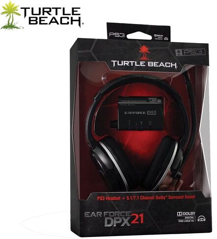 Turtle Beach - Ear Force DPX21 Gaming Headset - Dolby Surround Sound - PS3, X360 in Kuwait