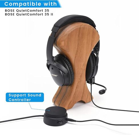 weishan Detachable Mic Replacement for Bose QuietComfort 35 II(QC35 II) & Quiet Comfort 35(QC35) Headphones, Boom Gaming Microphone with Mute Switch for Xbox One, PS4, PS5, PC in Saudi Arabia
