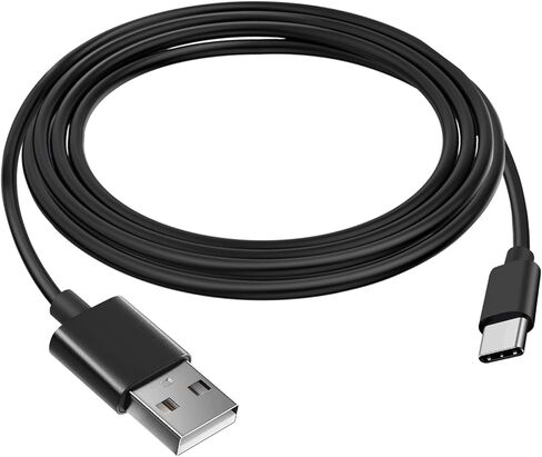 Replacement USB C Charger Charging Cable Cord for Corsair Virtuoso RGB SE/Corsair HS80 RGB/Corsair Virtuoso RGB SE/Virtuoso RGB XT/Corsair HS75 XB Wireless High-Fidelity Gaming Headset (5ft Black) in Saudi Arabia