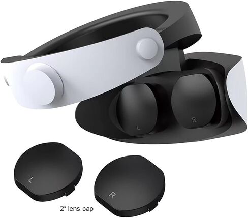 حقيبة حمل صلبة لملحقات PS VR2، حقيبة محمولة PS VR2 مع غطاء واقي للعدسة، غطاء واقي لسماعات ألعاب PS VR2 وملحقات وحدات التحكم باللمس - تخزين السفر والمنزل in Saudi Arabia