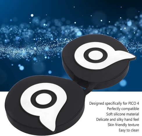 Lens Protector Cover for PICO4 Accessories, VR Cover Lens Cover, Soft Silicone, Comfortable Wear, Lens Protect Cover, Cute Owl Shape, All Inclusive Design(Orange) in Kuwait