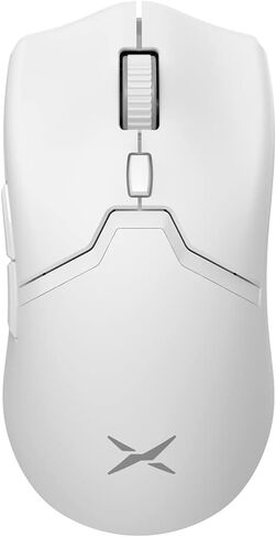 DeLUX M800PRO Wireless Gaming Mouse, Rechargeable Lightweight Computer Mouse, with PAW3395 Sensor 26000DPI, Tri-Mode, Huano Pink Switches, Matt UV Coating (Black) in Saudi Arabia