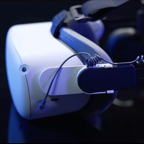 طقم شريط صوتي فاخر محول سماعات الرأس متوافق مع Oculus Quest 2 DAS HTC Vive (V2) FrankenQuest 2 in Kuwait