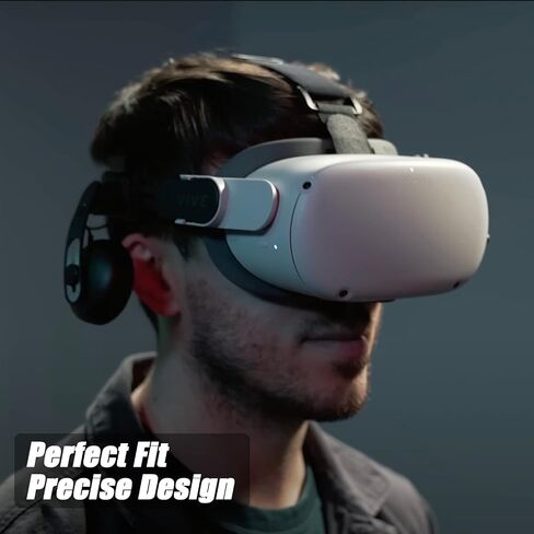 طقم شريط صوتي فاخر محول سماعات الرأس متوافق مع Oculus Quest 2 DAS HTC Vive (V2) FrankenQuest 2 in Kuwait