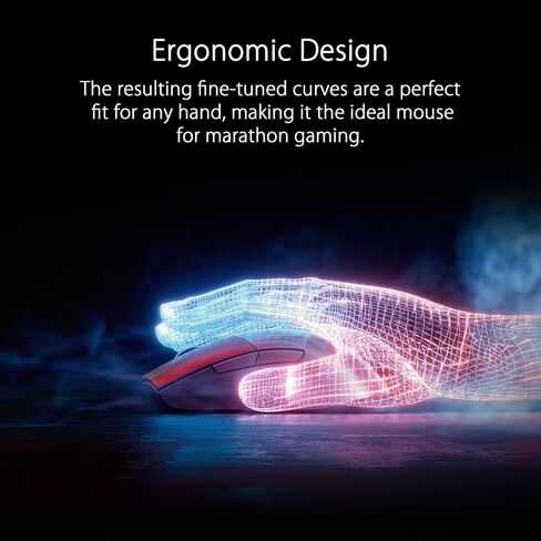 ASUS ROG Keris Ultra Lightweight Wired Gaming Mouse | Tuned ROG 16,000 DPI Sensor, Hot-Swappable Switches, PBT L/R Keys, Swappable Side Buttons, ROG Omni Mouse Feet, ROG Paracord & Aura Sync RGB in Saudi Arabia