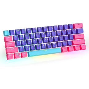 PBT keycaps 60 Percent Dye-Sub XDA 134 Retro keycap Set for Cherry MX Gateron Kailh Switches Gaming Mechanical Keyboard (Retro 9009) in Saudi Arabia