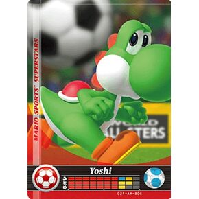 Nintendo Mario Sports Superstars Amiibo Card Soccer Yoshi for Nintendo Switch, Wii U, and 3DS in Kuwait