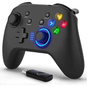 Forty4 Wireless Gaming Controller, Game Controller for PC Windows 7/8/10/11, PS3, Switch, Dual-Vibration Joystick Gamepad for Computer in Saudi Arabia
