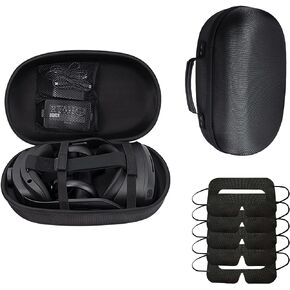Case for HTC Vive Focus 3 VR Glasses,Hard Shockproof Focus 3 VR Virtual Reality Headset Accessories Carrying Case Bag with Disposable Eye Mask in Kuwait