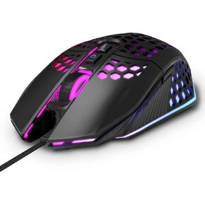 Ergonomic Gaming Mouse - USB Wired Computer Gamer Mice with 8000 DPI Adjustable/Customizable Buttons/RGB Backlit - for Windows 7/8/10/XP, Vista, Linux, PC/Mac/Laptop in Kuwait