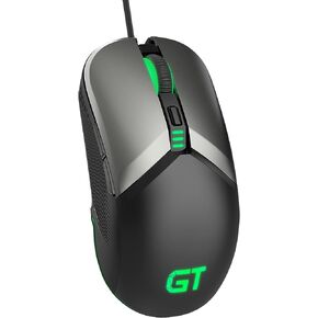 ماوس ألعاب RaceGT سلكي RGB PC، إضاءة خلفية 4 ألوان، ماوس سلكي مريح للكمبيوتر البصري مع زر حريق لألعاب الكمبيوتر المكتبي والكمبيوتر المحمول والعمل