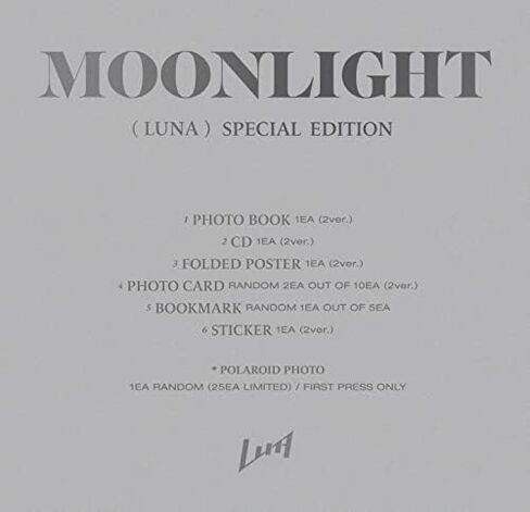 Dreamus LUNA - SPECIAL EDITION [MOONLIGHT] Album (ECLIPSE (Black) ver.) in Saudi Arabia