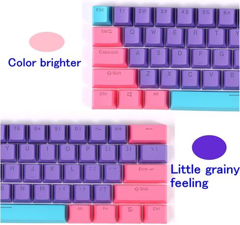 PBT keycaps 60 Percent Dye-Sub XDA 134 Retro keycap Set for Cherry MX Gateron Kailh Switches Gaming Mechanical Keyboard (Retro 9009) in Saudi Arabia