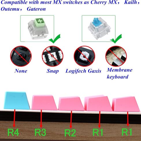 PBT keycaps 60 Percent Dye-Sub XDA 134 Retro keycap Set for Cherry MX Gateron Kailh Switches Gaming Mechanical Keyboard (Retro 9009) in Saudi Arabia