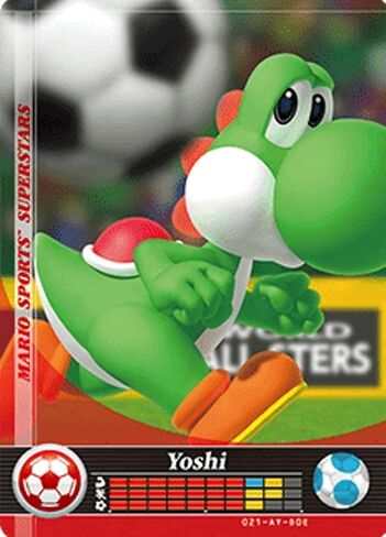 Nintendo Mario Sports Superstars Amiibo Card Soccer Yoshi for Nintendo Switch, Wii U, and 3DS in Kuwait