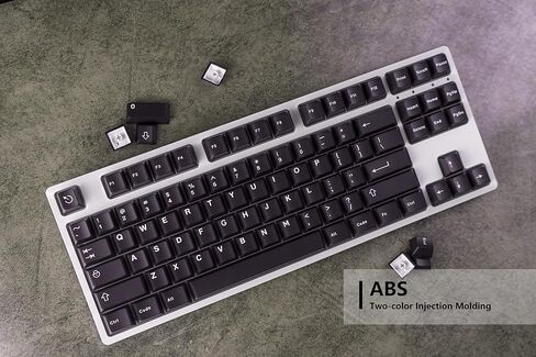 أغطية مفاتيح للوحة مفاتيح الألعاب الميكانيكية، 121 مفتاحًا، ملف تعريف الكرز ABS باللون الأحمر الشفاف، طلقة مزدوجة، مناسبة للوحة المفاتيح الميكانيكية Cherry MX Switches، أحمر in Kuwait
