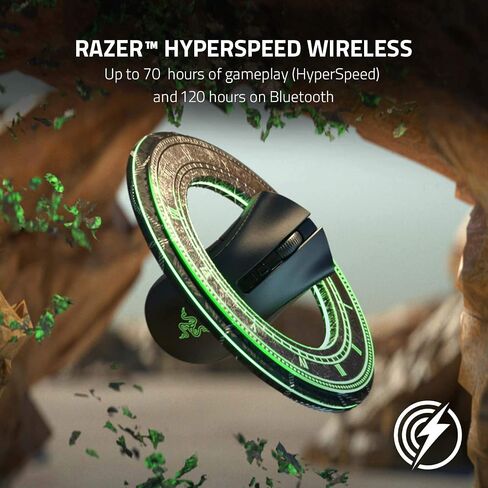 سماعة الألعاب اللاسلكية Razer Kraken V3 Pro HyperSense مع تقنية اللمس: محركات Triforce Titanium مقاس 50 مم - الصوت المكاني THX وماوس الألعاب اللاسلكي DeathAdder V2 Pro - أسود كلاسيكي in Saudi Arabia