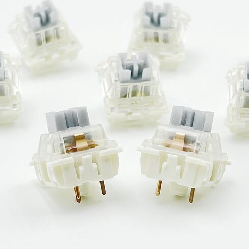 Gateron KS-9 Pro Brown Switch 3 Pin Switch مشحم مسبقًا آلة الألعاب الخطية لوحة المفاتيح (36 قطعة، بني) in Kuwait