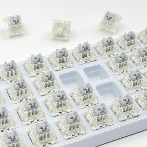 Gateron KS-9 Pro Brown Switch 3 Pin Switch مشحم مسبقًا آلة الألعاب الخطية لوحة المفاتيح (36 قطعة، بني) in Kuwait