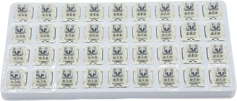 Gateron KS-9 Pro Brown Switch 3 Pin Switch مشحم مسبقًا آلة الألعاب الخطية لوحة المفاتيح (36 قطعة، بني) in Kuwait