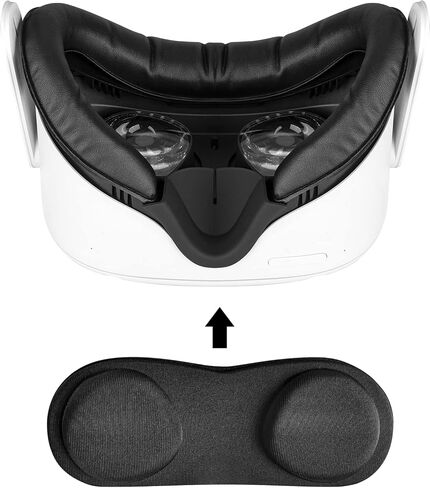 Geekria Facial Interface Bracket & Face Cover Compatible with Oculus/Meta Quest 2, Anti-Light Leakage Face Pad, Breathable Face Bracket, 6in1 Oculus Quest 2 Accessory Set in Saudi Arabia