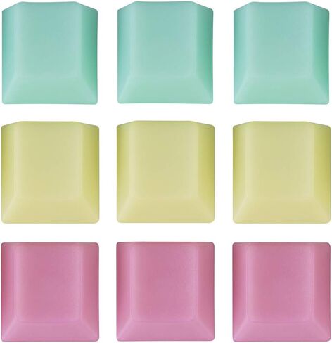 POM Jelly Keycaps Doubleshot Translucent OEM Profile for 61/87/104/108 Keys PC Gaming Mechanical Keyboards (Rainbow) in Kuwait