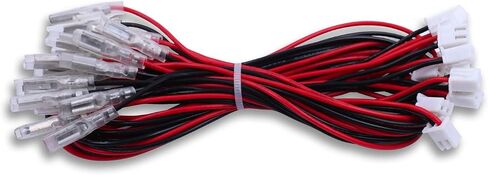 SJ@JX Arcade JST XH 2.54mm 1inch Plug Connectors Controller Cable Accessories Joystick Button Line LED in Saudi Arabia