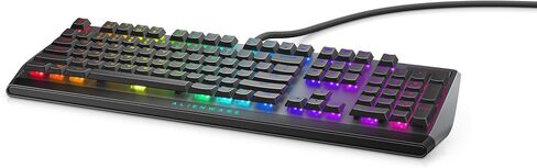 Alienware Low-Profile RGB Gaming Keyboard AW510K: Alienfx Per Key RGB LED - Media CONTROLS & USB Passthrough - Cherry MX Low Profile Red Switches in Kuwait