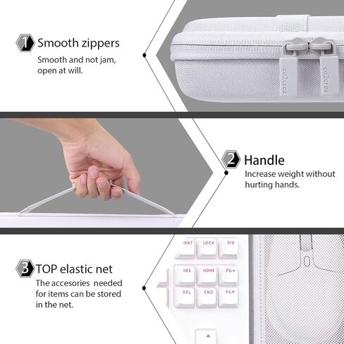 co2CREA Hard Case Replacement for Logitech G713 Wired G715 Wireless Mechanical Gaming Keyboard + Logitech G705 Wireless Gaming Mouse Combo in Saudi Arabia