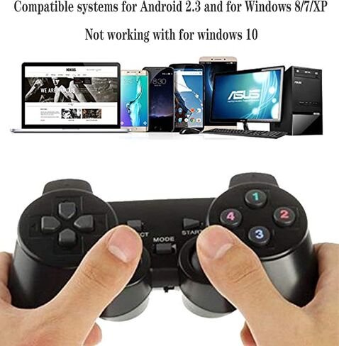 C-Zone 2.4GHz USB Twins Wireless game Controller Gamepad Joystick With WIN98/2000/X/2003VISTA/WIN7 SYSTEM TV Box in Saudi Arabia