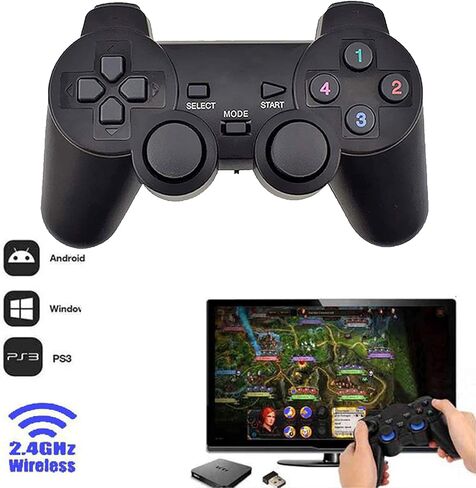 C-Zone 2.4GHz USB Twins Wireless game Controller Gamepad Joystick With WIN98/2000/X/2003VISTA/WIN7 SYSTEM TV Box in Saudi Arabia