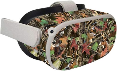 جراب MightySkins متوافق مع Oculus Quest 2 - Buck Camo | غطاء لاصق من الفينيل واقٍ ومتين وفريد من نوعه | سهل التركيب والإزالة وتغيير الأنماط | صنع في الولايات المتحدة الأمريكية in Saudi Arabia