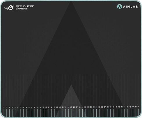 لوحة ماوس للألعاب ASUS ROG Hone Ace Aim Lab Edition، 508 × 420 × 3 مم، حجم كبير، مادة قماش هجينة ناعمة، قاعدة مطاطية غير قابلة للانزلاق، الرياضات الإلكترونية وألعاب FPS، أسود in Kuwait