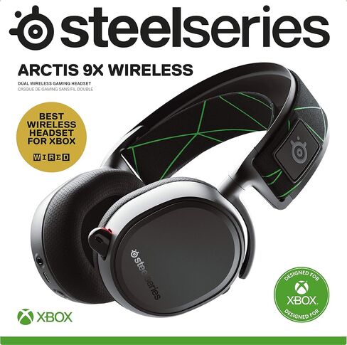 SteelSeries New Arctis Nova 7X Multi-Platform Gaming & Mobile Headset — Nova Acoustic System — Simultaneous Wireless 2.4GHz + Bluetooth — 38Hr Battery — USB-C — Xbox, PC, PS, Switch, Mobile in Kuwait