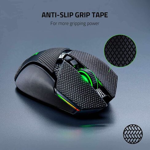 ماوس الألعاب اللاسلكي Razer Viper Ultimate Lightest + حزمة شريط قبضة الماوس: أسود كلاسيكي in Saudi Arabia