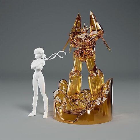 Gunbuster: Noriko Takaya with Gunbuster (Effect Color Ver.) PLAMAX MF-81 Minimum Factory Model Kit in Saudi Arabia