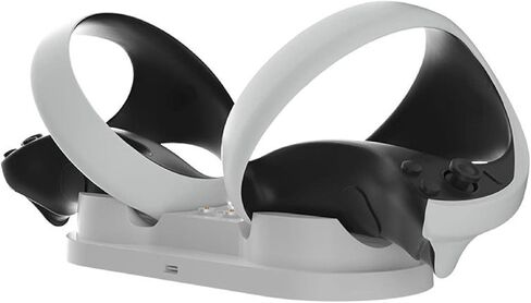 قاعدة شحن مغناطيسية قاعدة شحن مزدوجة لملحقات وحدة التحكم PS5 PS VR2 in Kuwait