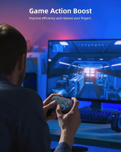 Forty4 Wireless Gaming Controller, Game Controller for PC Windows 7/8/10/11, PS3, Switch, Dual-Vibration Joystick Gamepad for Computer in Saudi Arabia