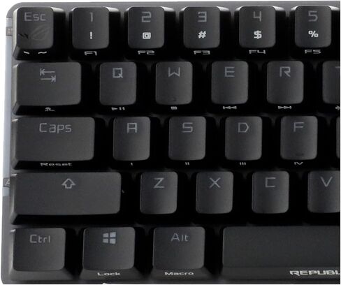 ASUS ROG Falchion Wireless 65% Mechanical Gaming Keyboard | 68 Keys, Aura Sync RGB, Extended Battery Life, Interactive Touch Panel, PBT Keycaps, Cherry MX Red Switches, Keyboard Cover Case in Kuwait