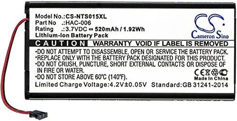 NUBODI Replacement for Battery HAC-006, HAC-BPJPA-C0 HAC-015, HAC-016, HAC-A-JCL-C0, HAC-A-JCR-C0, Switch Controller in Saudi Arabia