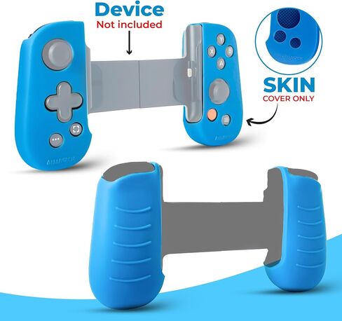 Silicone Grip Case Cover + Thumb caps for Backbone One Controller - Ergonomic and Protective Sleeve Skin Shell for an Enhanced Experience, Stronger Hold and Thicker Grip [for LIGHTNING VERSION] in Saudi Arabia
