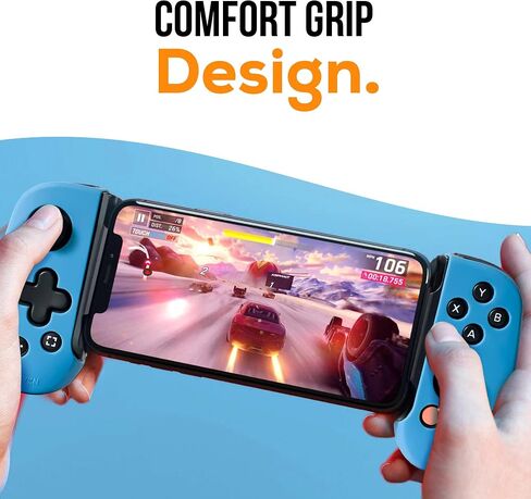 Silicone Grip Case Cover + Thumb caps for Backbone One Controller - Ergonomic and Protective Sleeve Skin Shell for an Enhanced Experience, Stronger Hold and Thicker Grip [for LIGHTNING VERSION] in Saudi Arabia