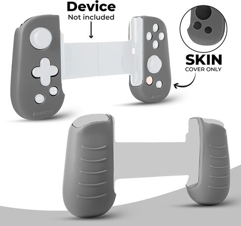 Silicone Grip Case Cover + Thumb caps for Backbone One Controller - Ergonomic and Protective Sleeve Skin Shell for an Enhanced Experience, Stronger Hold and Thicker Grip [for LIGHTNING VERSION] in Saudi Arabia