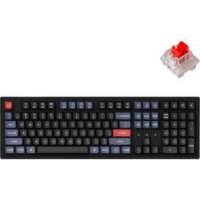 Keychron K10 Pro Wireless Custom Mechanical Keyboard, Full-Size QMK/VIA Programmable Bluetooth/Wired RGB Backlight with Hot-swappable Keychron K Pro Red Switch Compatible with Mac Windows Linux in Saudi Arabia
