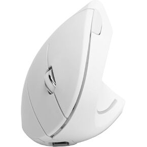 Pomya Vertical Mouse - USB 2.4G Gaming Mouse - Rechargeable Office Computer Mouse - 800/1200/1600/2400 DPI - for PC, Desktop, Laptop (H1 Vertical Mouse)