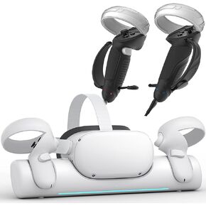 ZYBER Rechargeable Controller Grips for Meta Quest 2 Accessories,ZYBER Charging Dock for Meta Quest 2 in Kuwait