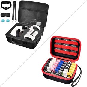 Hard Carrying Case for Oculus Quest 2 All-in-One VR Gaming Headset with USB Flash Drive Case Red - 2 Pack in Kuwait